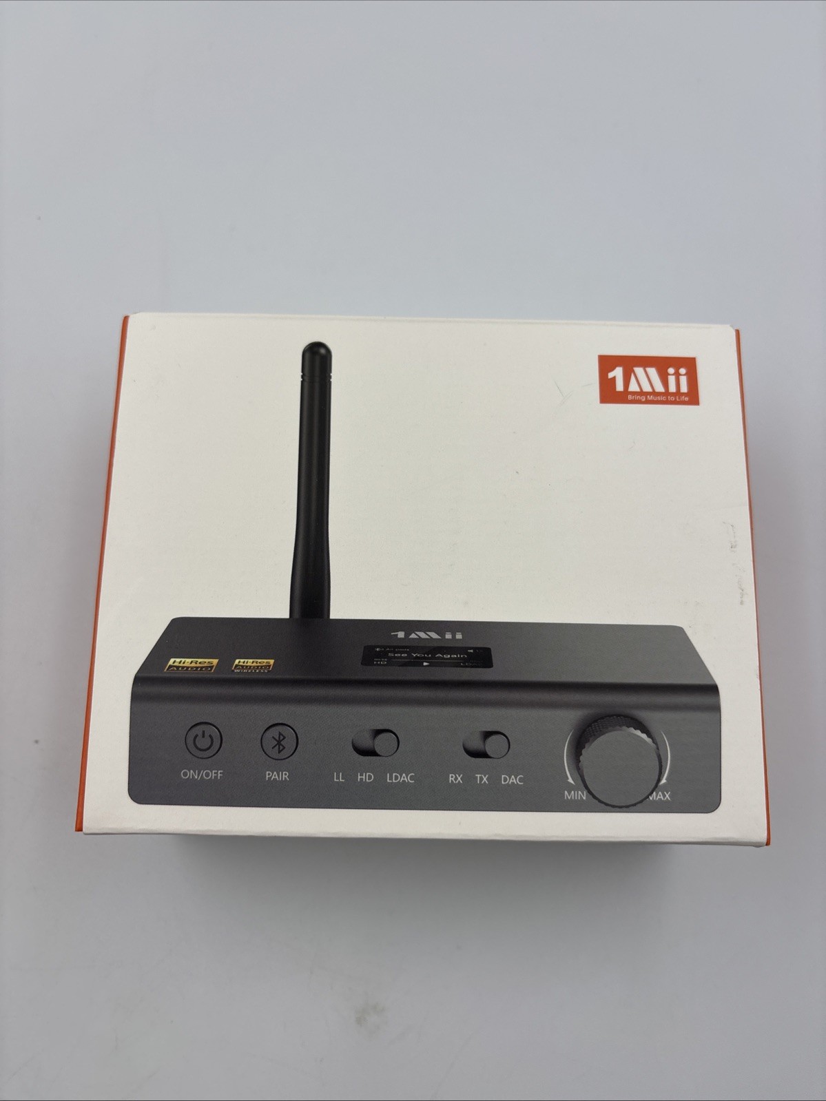 1Mii DS700 HiFi Bluetooth Transmitter Receiver for TV-LDAC AptX HD New Open Box