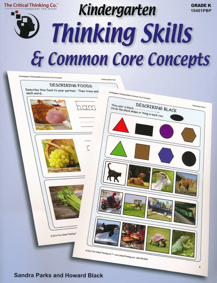Kindergarten Thinking Skills & Common Core Concepts Critical Thinking Company