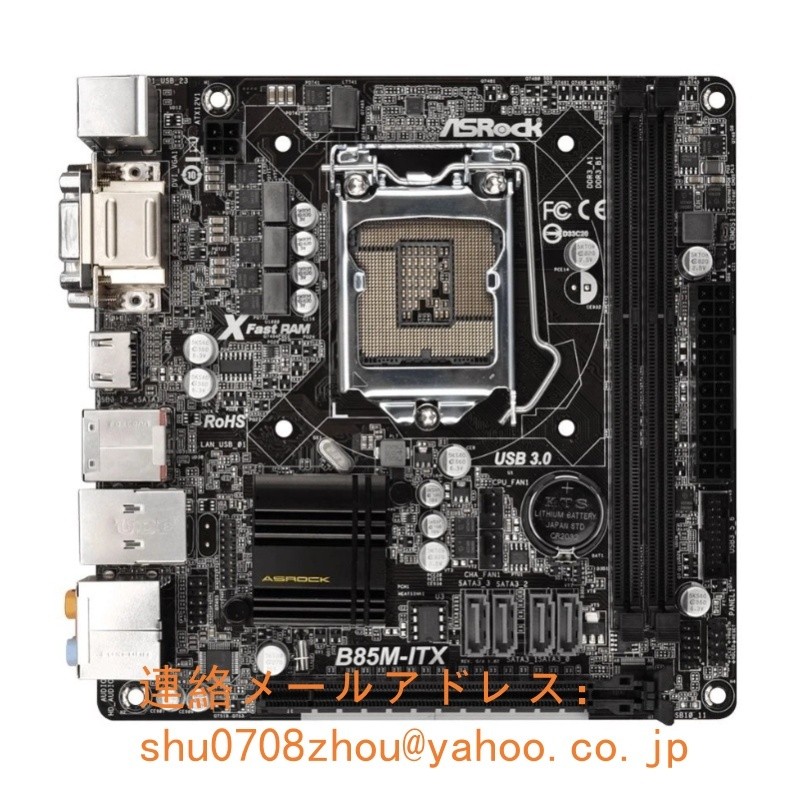 ASROCK B85M-ITX Intel B85 LGA 1150 Mini-ITX Motherboard DDR3 16GB