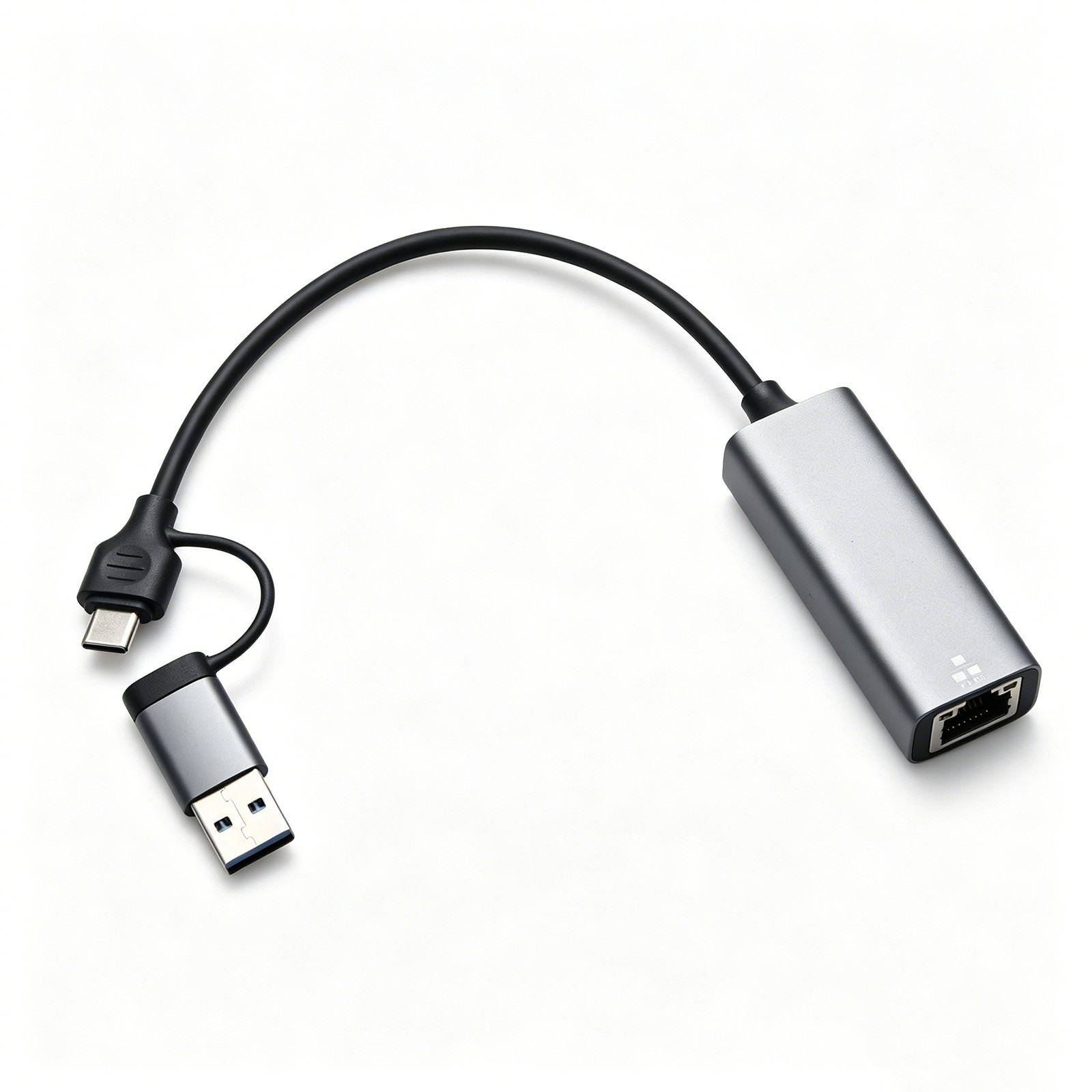 USB C to Ethernet Adapter 2.5Gbps, 2.5G LAN Adapter for PC, Alu, RTL8156B, Plug