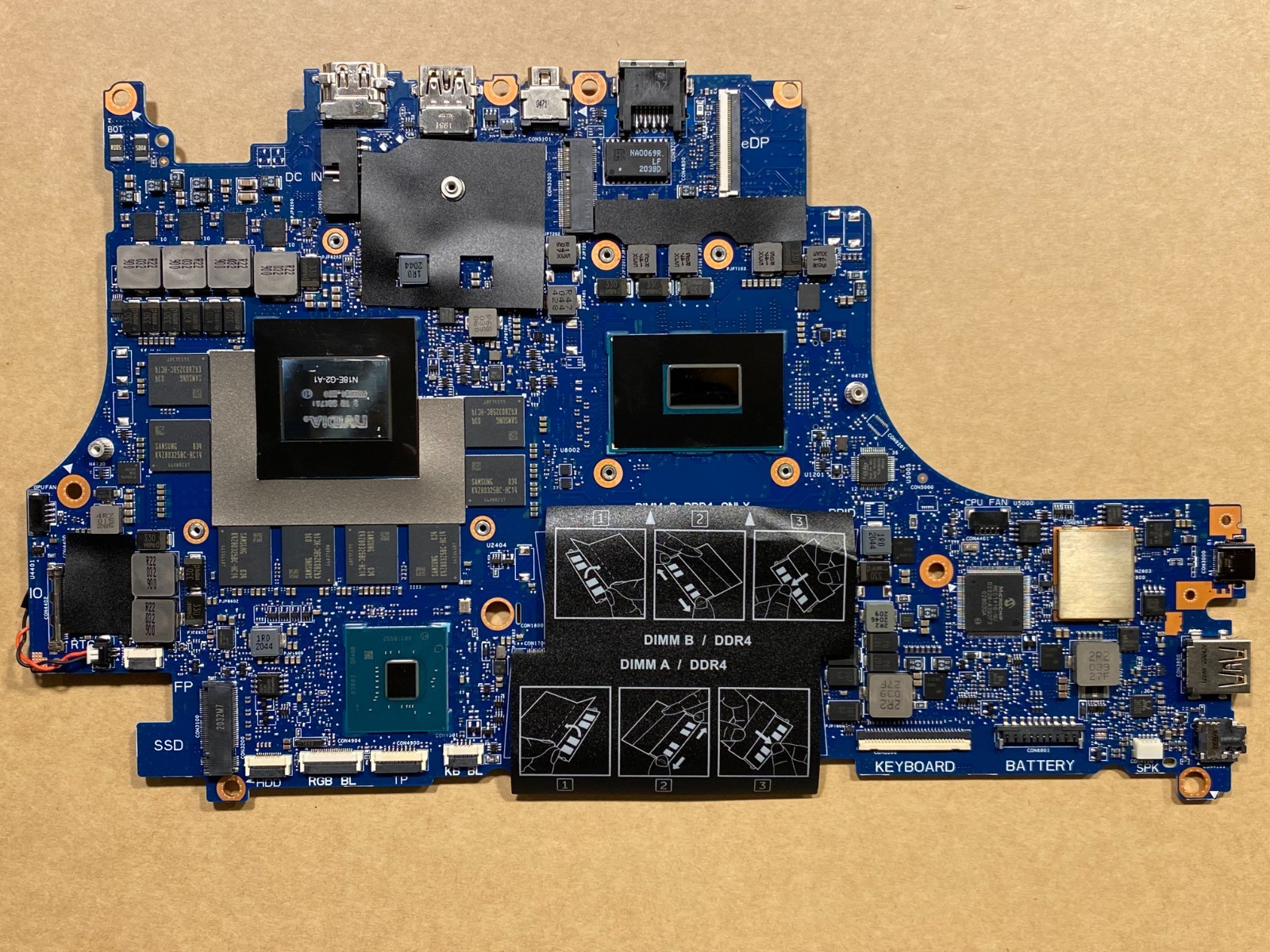 NEW Dell G5 5590 G7 7590 7790 Motherboard Intel i7-9750H Nvidia RTX2070MQ F7T8V