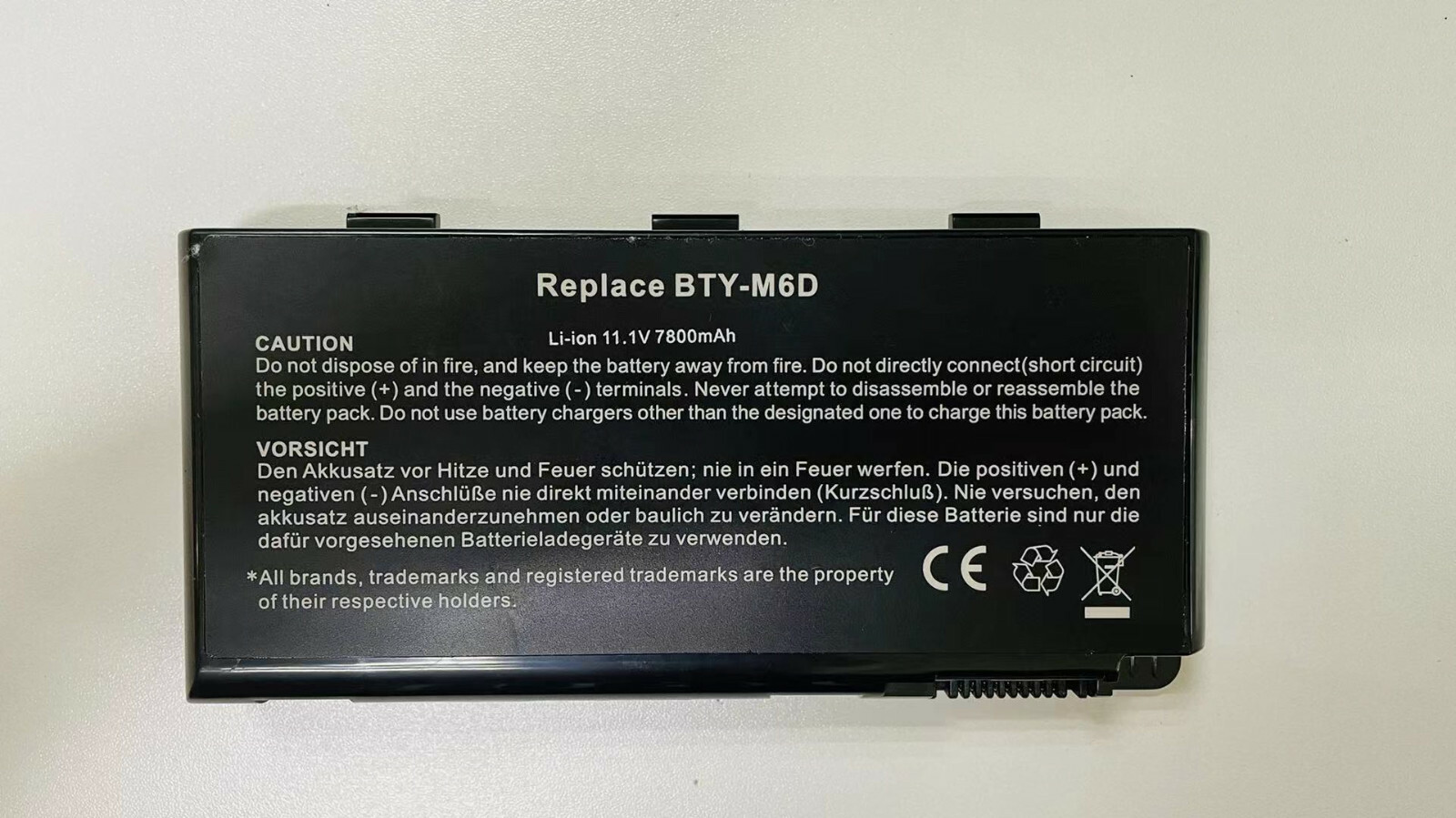 7800Mah BTY-M6D Battery for MSI GT60 GT70 GX780R GX680 GX780 GT780R GT660R GX660