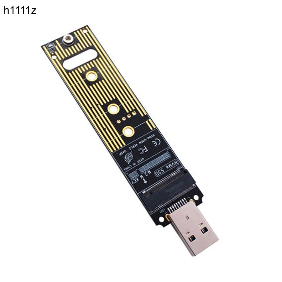 M.2 NVMe SSD to USB 3.1 Adapter 10Gbps Converter Card JMS583 PCIe M.2 2280 2230