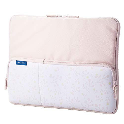 ELECOM Computer Case PC Case 13.3 inch Case Scandinavian Design Leaf Pink