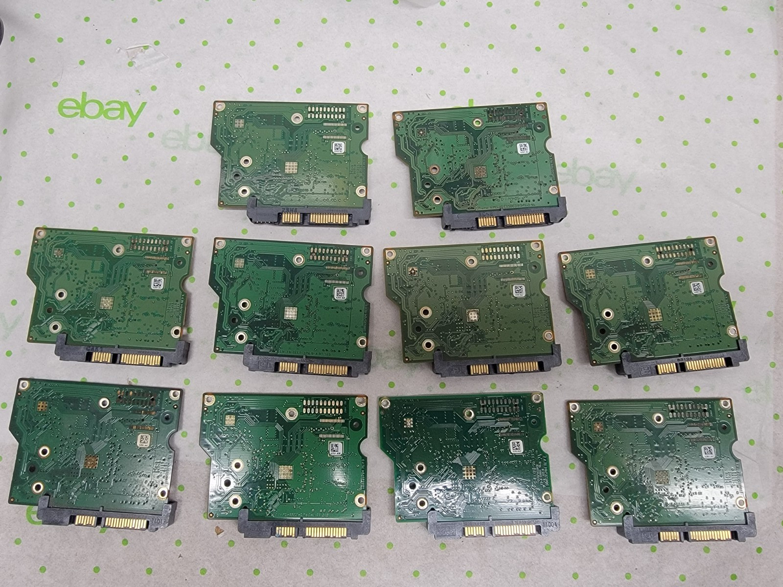 LOT OF TEN (10) - HDD - PCB ONLY *** Seagate PCB Logic Board - 100535704 REV C