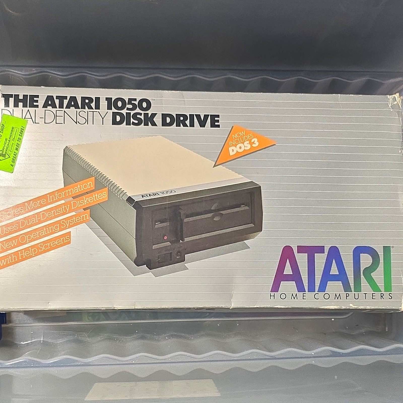 Atari 1050 Dual-Density Floppy Disk Drive for Atari Home Computers Untested