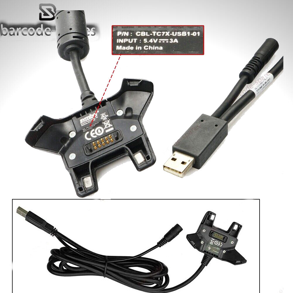 CBL-TC7X-USB1-01 Charger with cable for zebra symbol TC70 TC70X