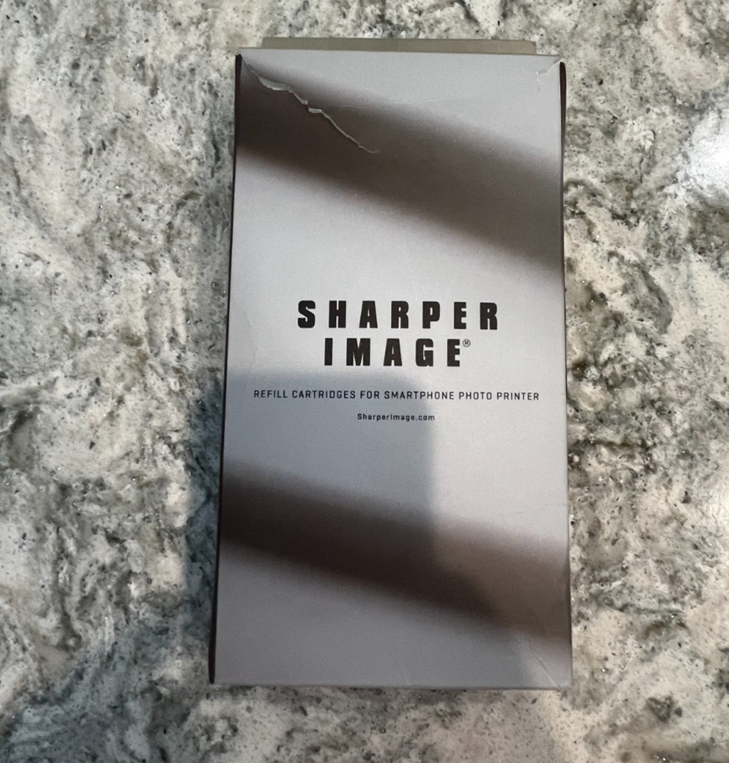 Sharper Image Smart Phone Photo Printer Cartridge & Paper Refill Packs 40 Sheets