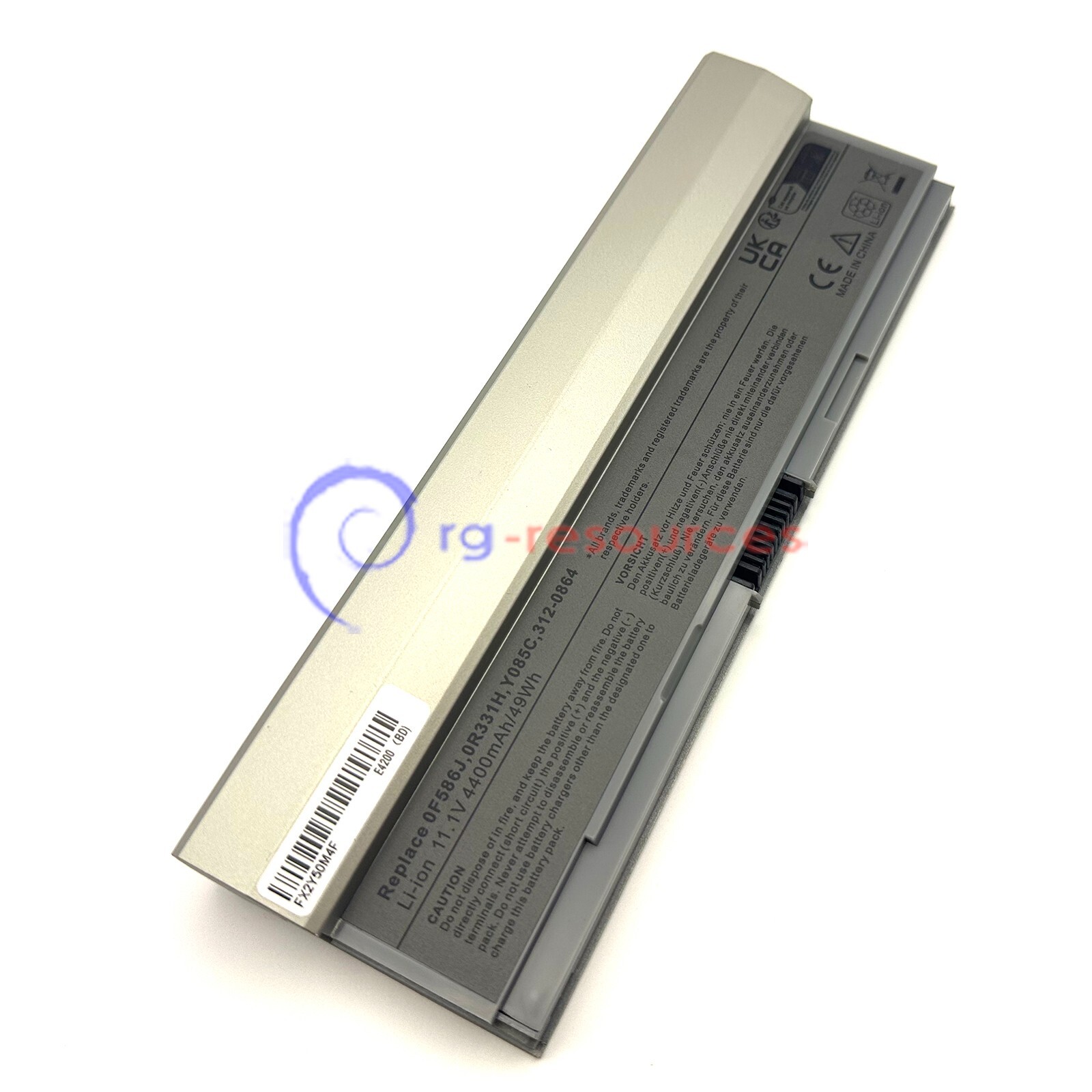 Battery for Dell Latitude E4200 E4200n 312-0864 W346C Y082C Y084C F586J R331H