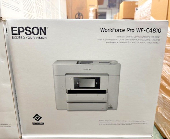 Epson WorkForce Pro WF-C4810 Inkjet Printer Copier/Fax/Printer/Scanner NIB