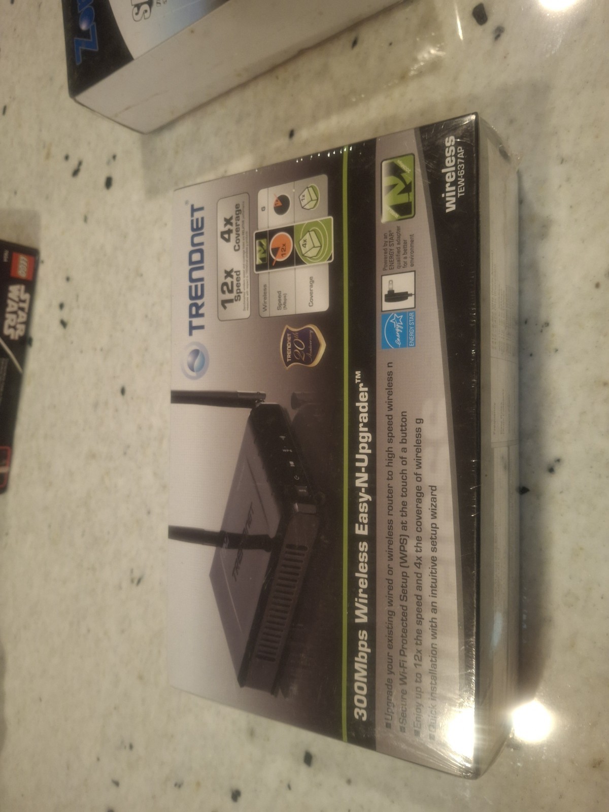 TRENDnet TEW-637AP Wireless N Access Point 300Mbps Easy-N-Upgrader Black