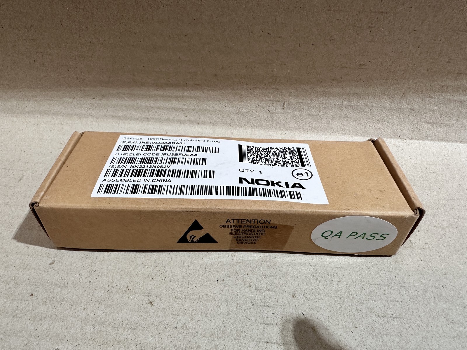 Nokia 3HE10550AARA01 QSFP28 100GBase-LR4