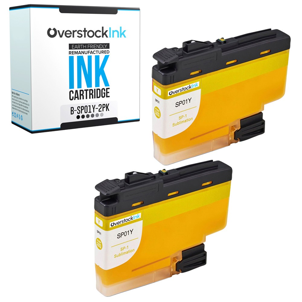2-Pack Compatible OSI SP01YS Ink fits Brother SP1 Sublimation Printer