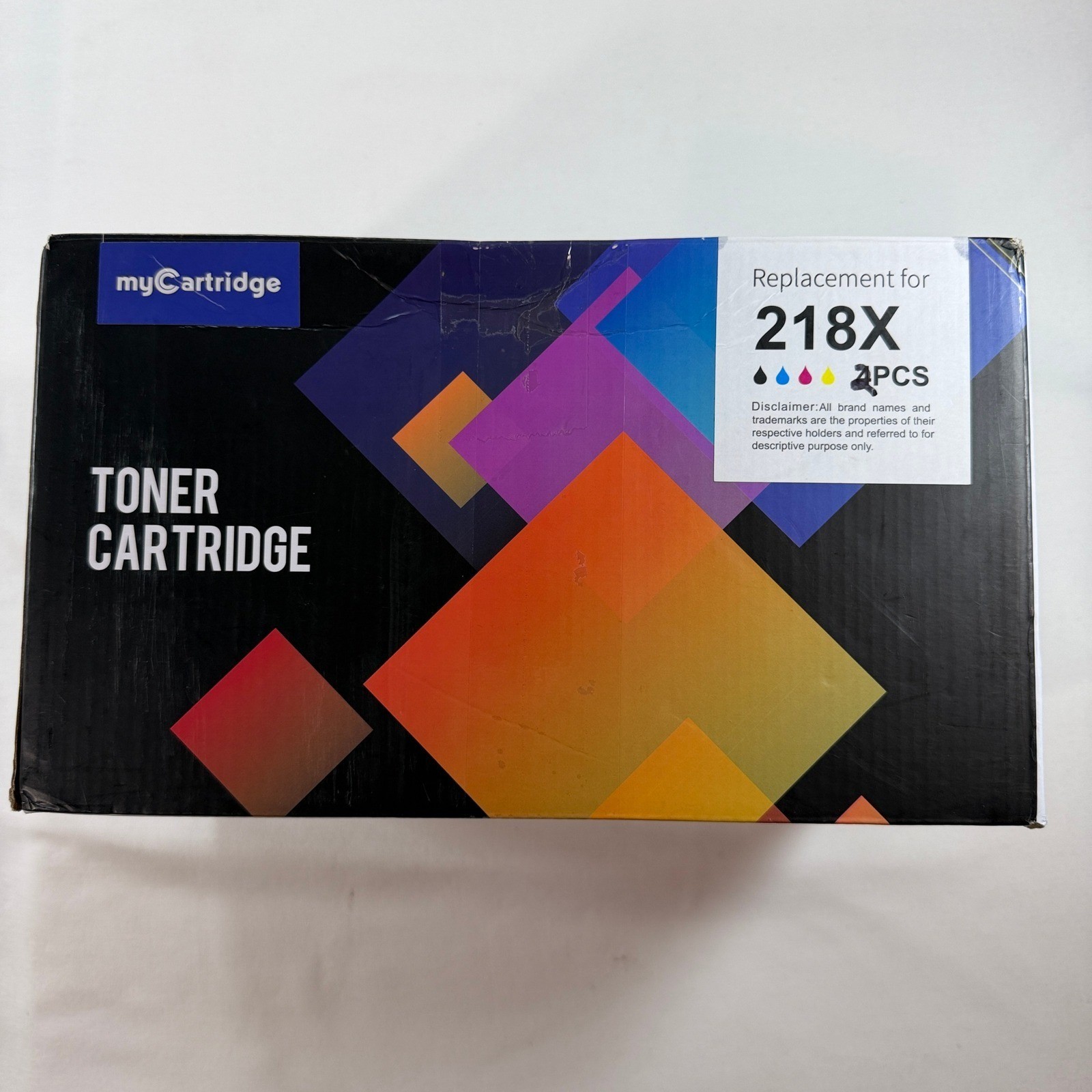 myCartridge 2PK Toner for HP 218X Yellow Magenta W2182X W2183X With Chip