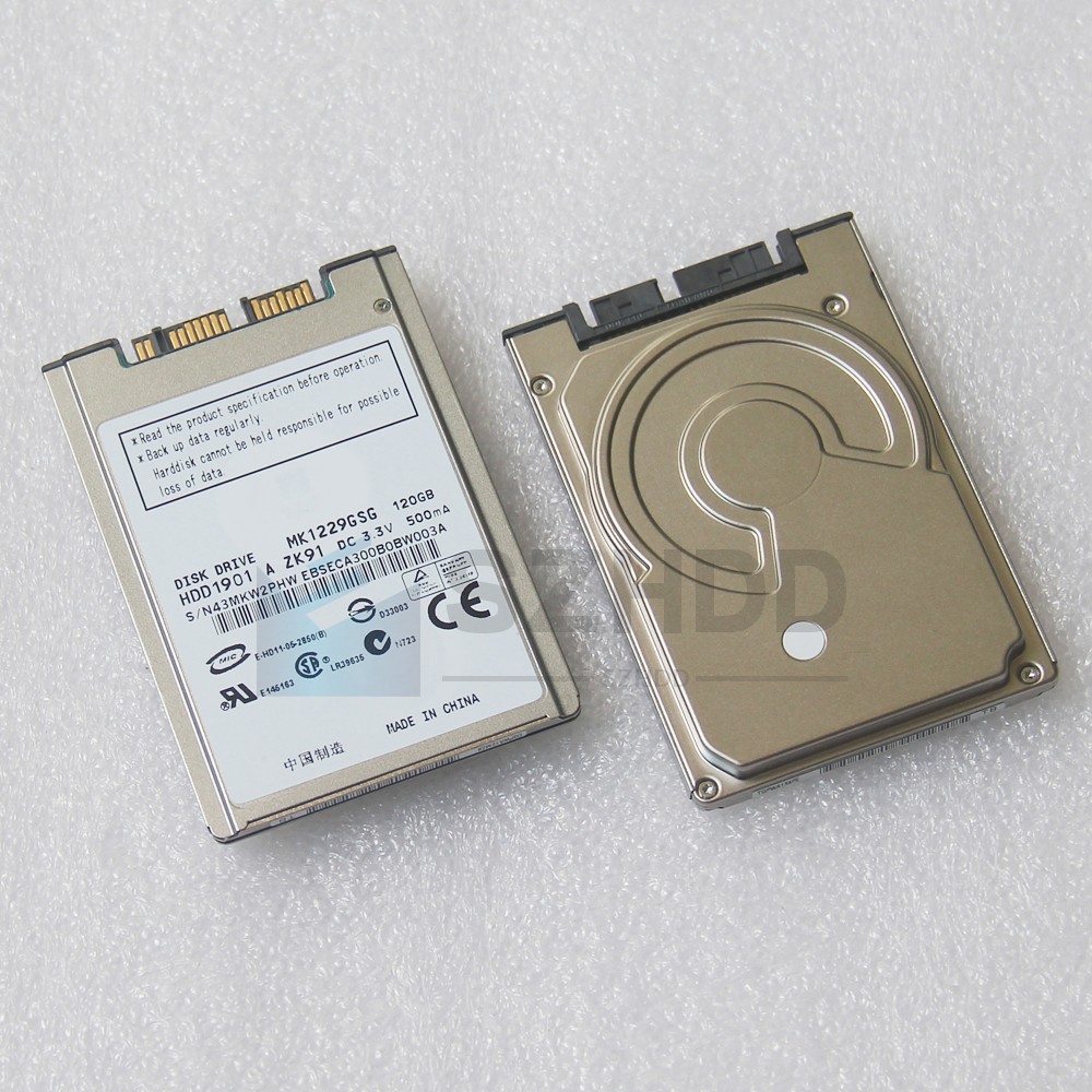 Toshiba MK1229GSG 1.8" SATA 120GB Hard Drive For IBM Thinkpad x300 x301 T400s