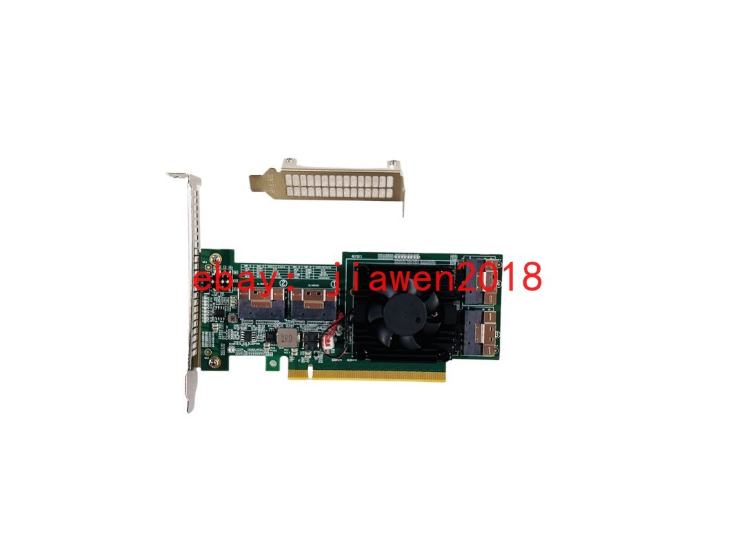 PLX Expansion Card PEX8749 With 4 SFF-8654 Interfaces Supporting 8 NVMe U.2 US