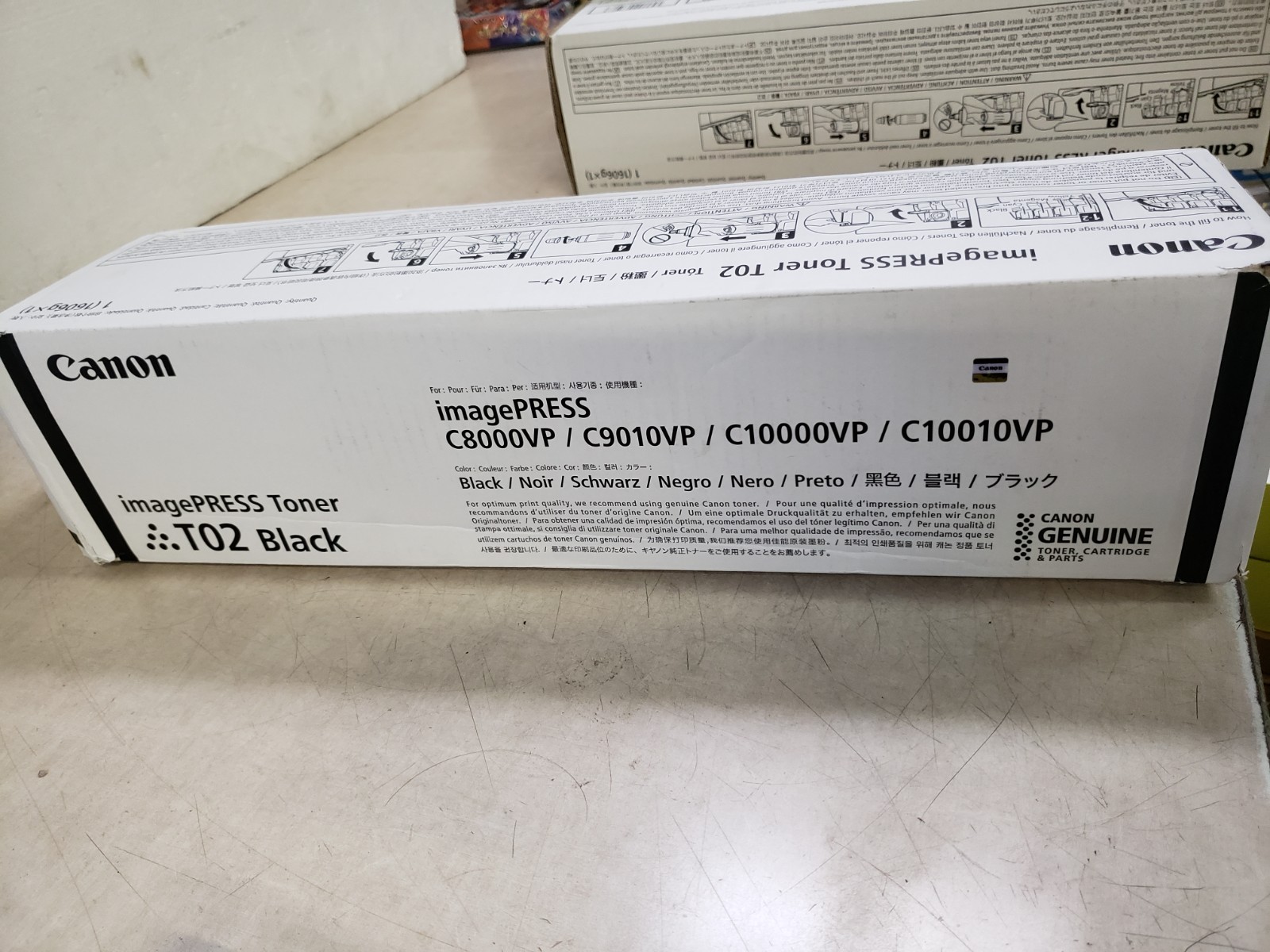 Canon T02 8529B001 Black Toner Cartridge imagePRESS C10000VP