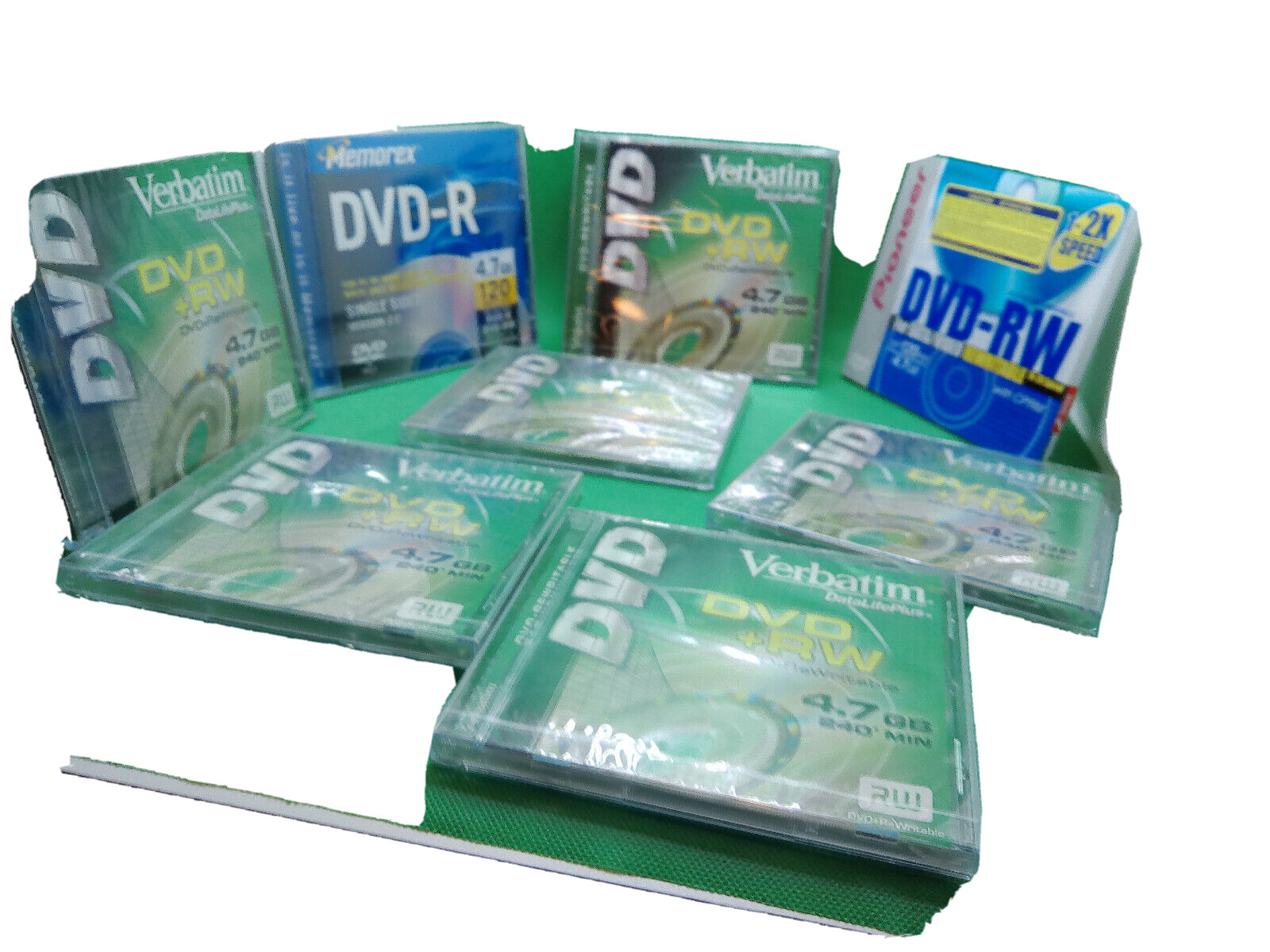 Memorex Verbatim Pioneer 8 pack CD-R 4.7 GB 120 240 minutes NOS sealed