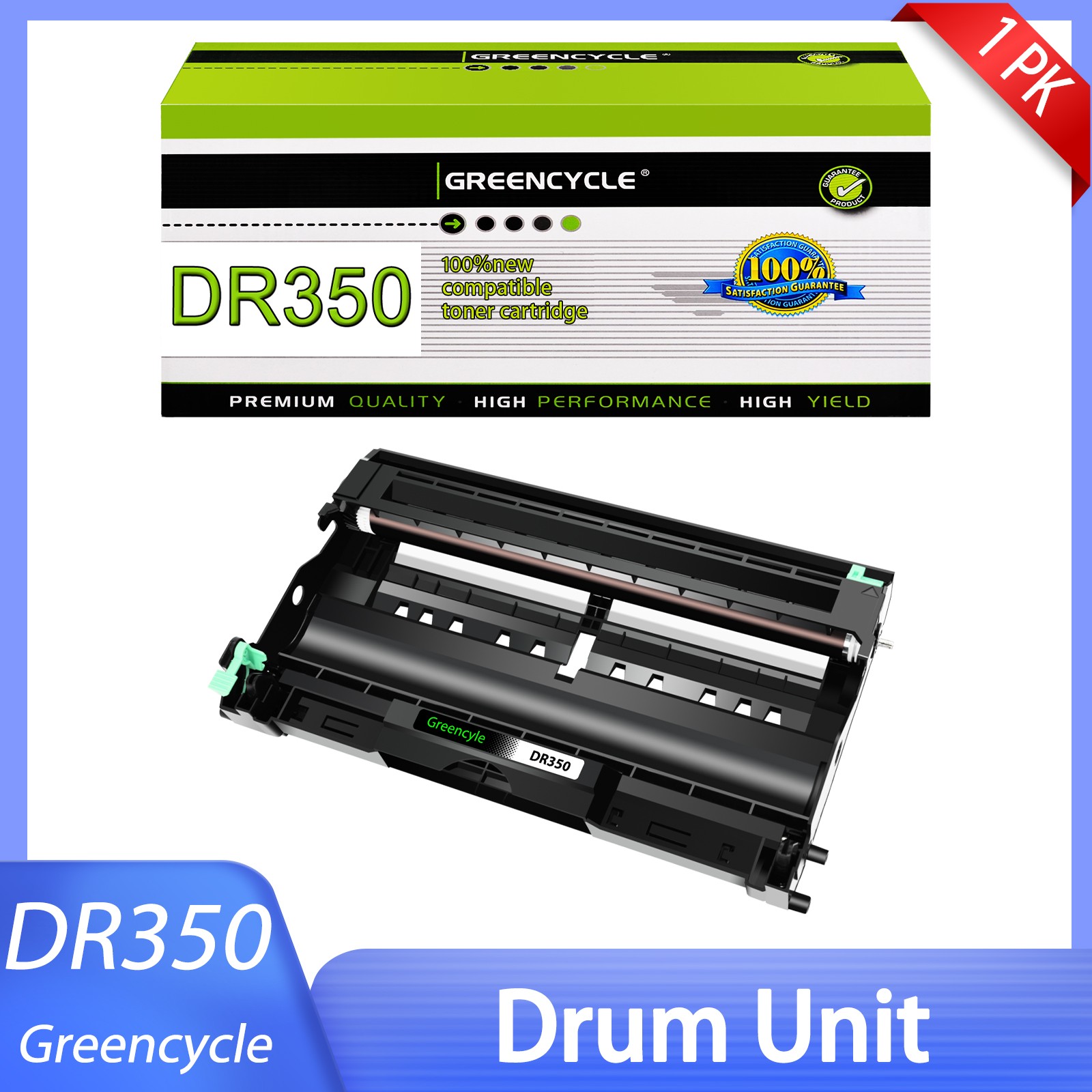 1PACK DR350 Drum Unit For Brother MFC-7220 MFC-7420 7820 Intellifax2820 HL-2040