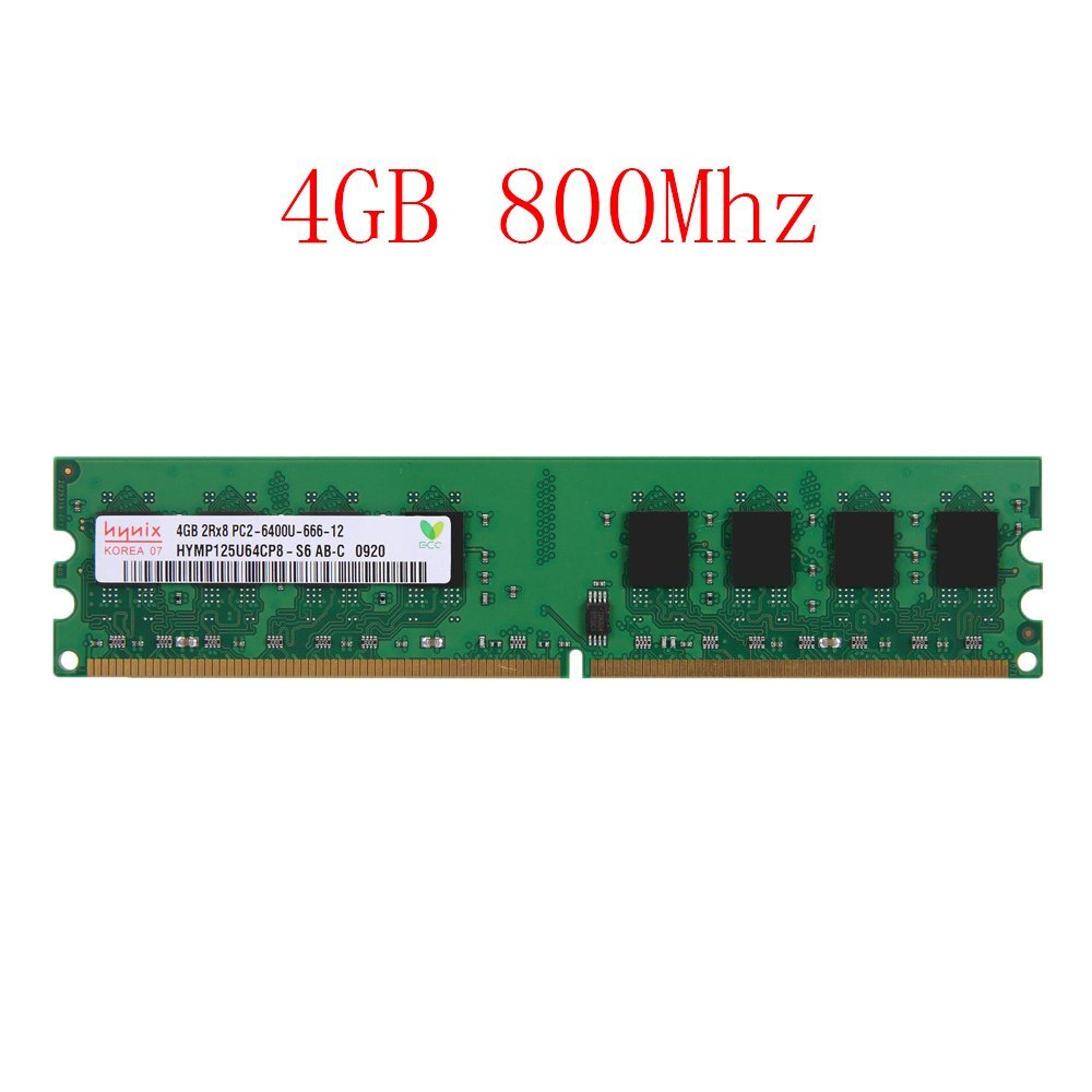 4GB / 2GB DDR2-800MHz PC2-6400U 240pin DIMM PC Intel Memory RAM For Hynix Lot 02