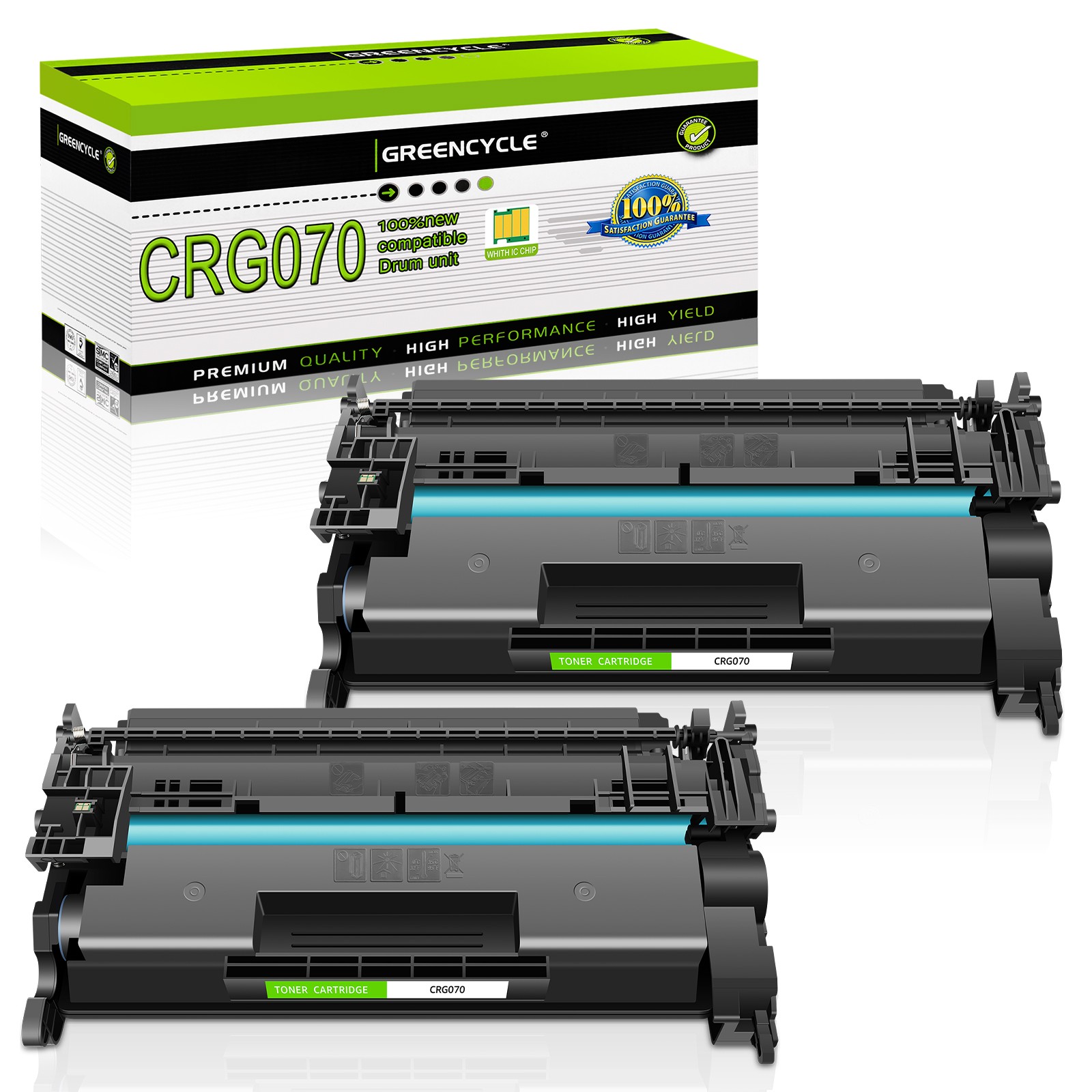 2PK CRG070 Toner for Canon MF461dw MF462dw MF463dw MF465dw MF467dw - New Chip