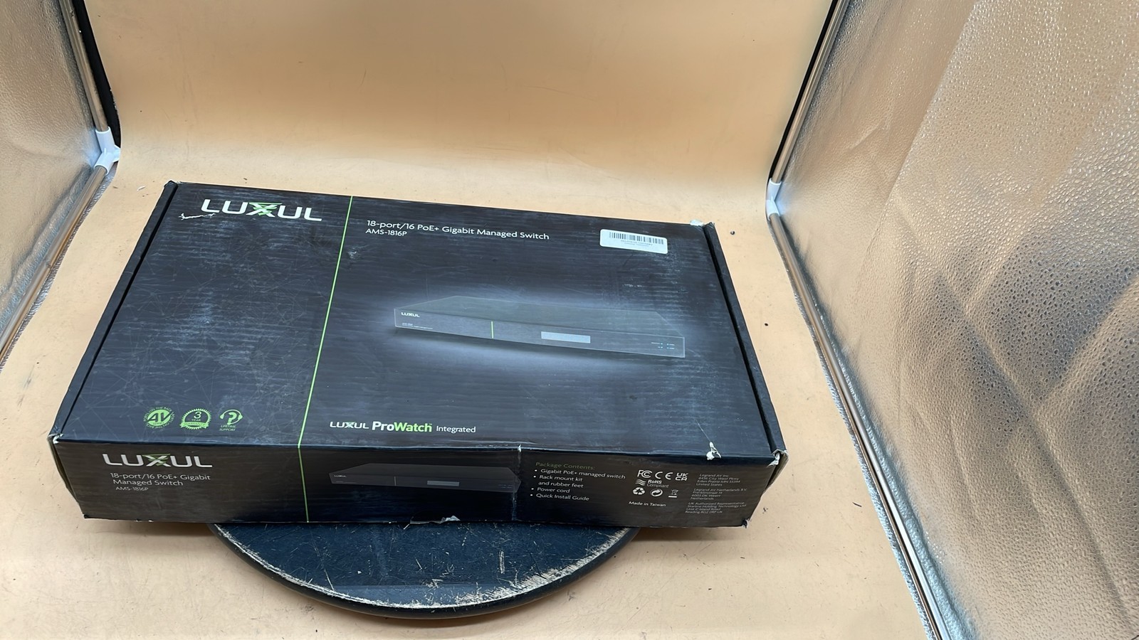 Luxul AMS-1816P 18-Port 16 PoE+ Gigabit Managed Ethernet Network Switch