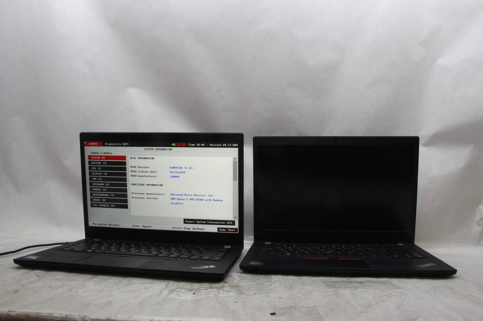Lot of 1 Lenovo TP T14 G2 & 1 T495 14" Laptops AMD Ryzen 5 No RAM NO SSDS AS-IS