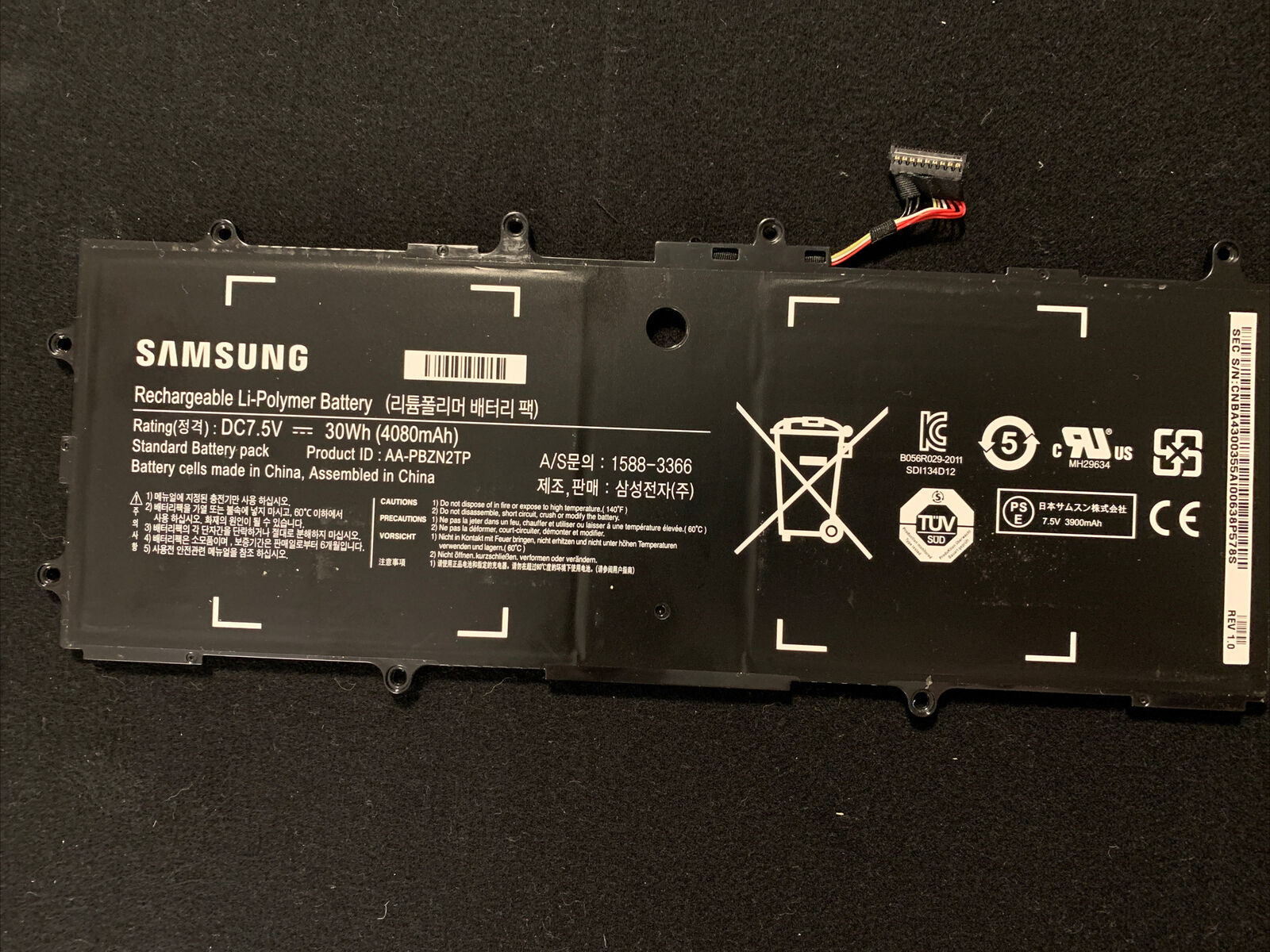 Genuine Samsung AA-PBZN2TP 1588-3366 Chromebook XE303C12 Laptop Battery Pack 