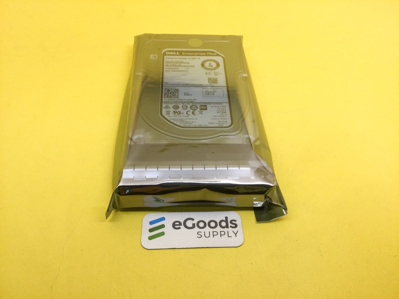 MM81X Dell 6TB 7.2K SAS 12Gb/s 3.5in HDD 0MM81X ST6000NM0095 New
