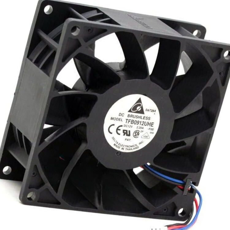 1PCS Delta TFB0912UHE 12V 2.28A 3-Wire Cooling Fan Fast Shipping 9238 9CM