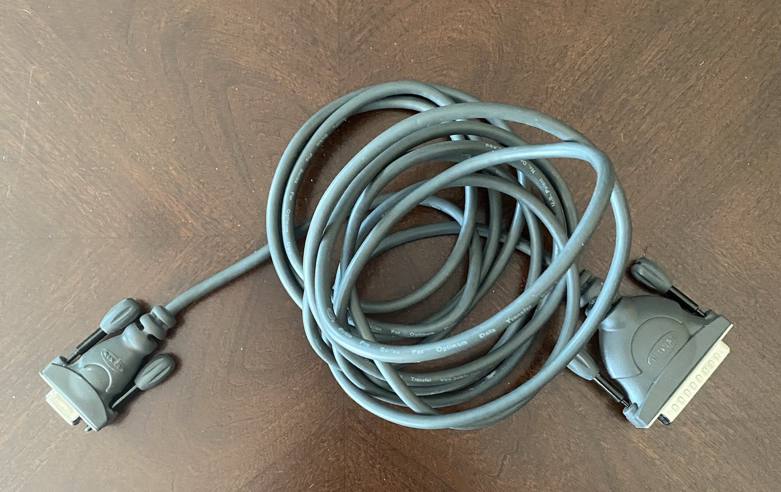 Belkin 10FT Serial RS232 9-Pin DB9 Female to 25-Pin DB25 Male Serial Cable
