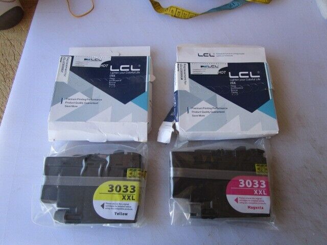 LCL Ink Cartridge LCL-LC3033XXLY Yellow & LCL-LC3033XXLM MAGENTA 