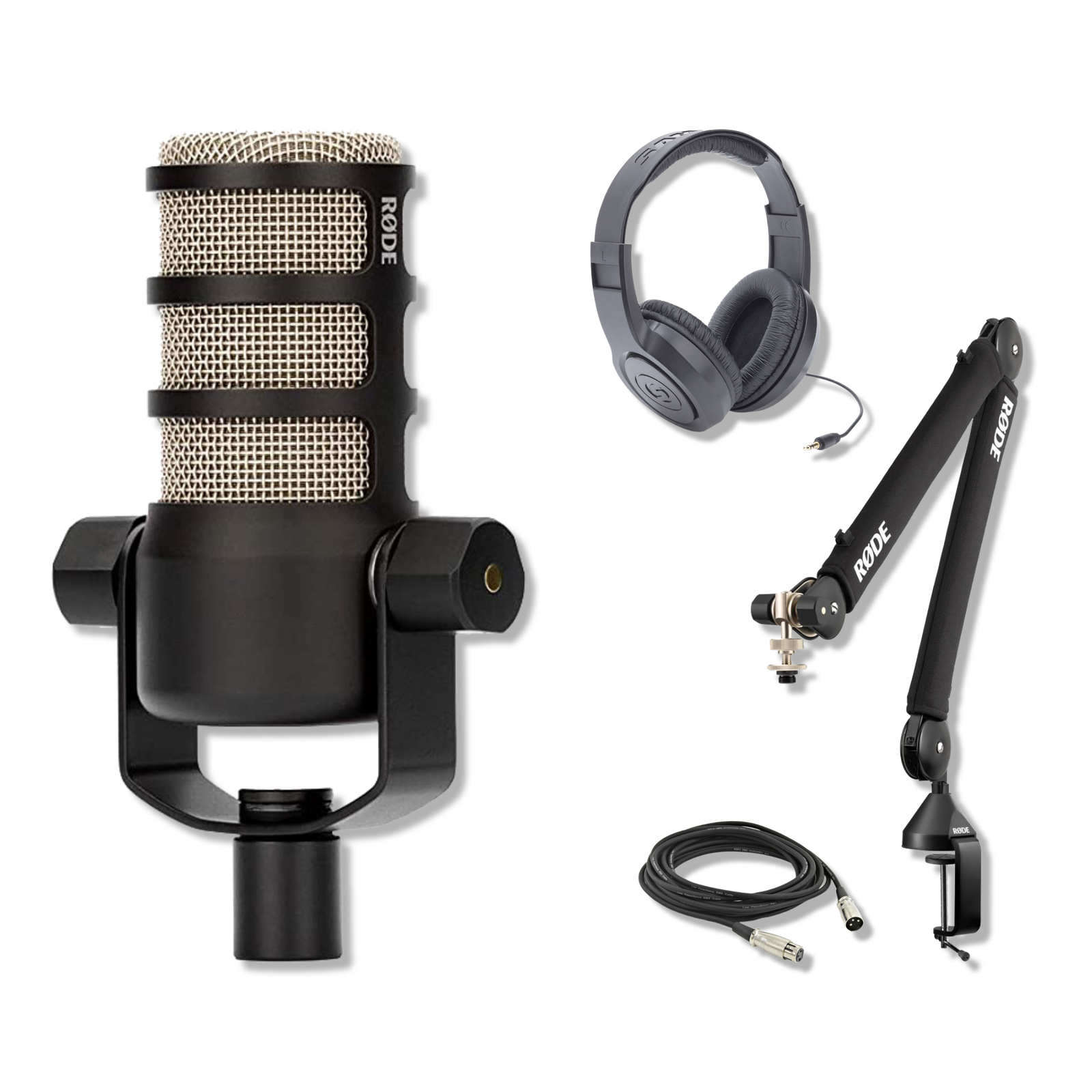 Rode PodMic Dynamic Podcast Microphone with Accessories