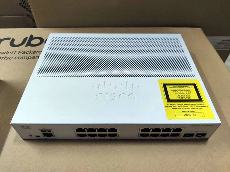 C1000-16T-E-2G-L Cisco C1000 Series 16x GE 2x SFP LAN Base External PS NEW