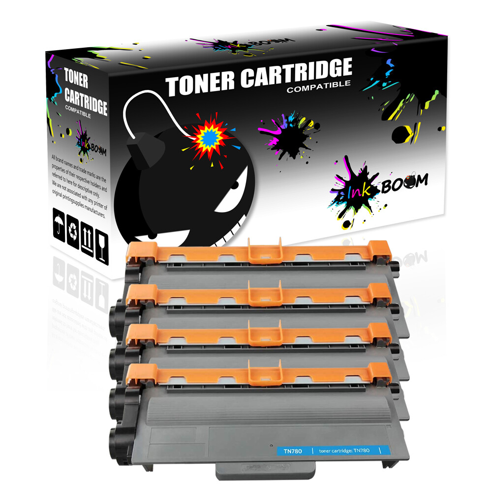 4BK Toner Cartridge fits Brother TN780 MFC-8950DWT DCP-8110DN HL-6180DWT 5440D