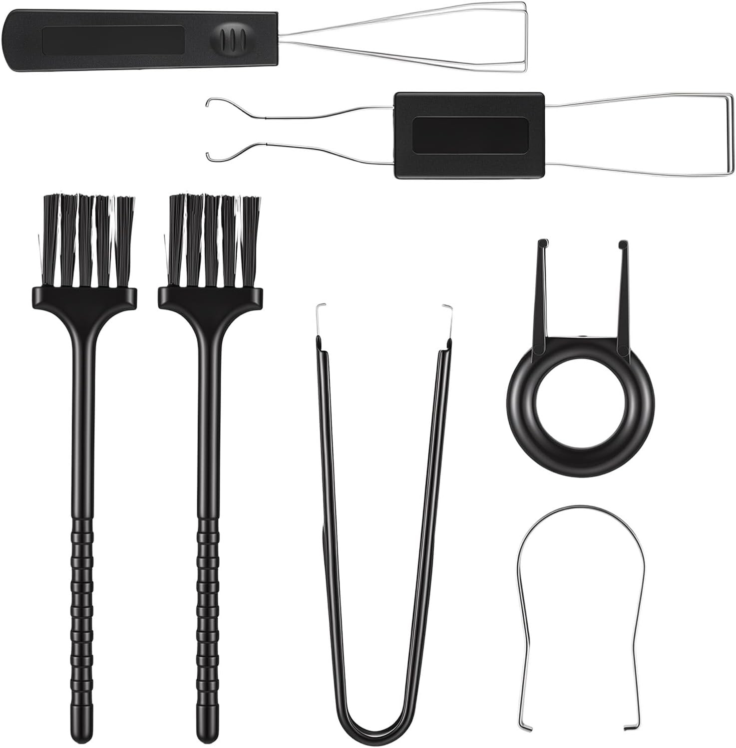 8 PCS Keyboard Keycap Remover, Keycap Removal Tool with Cleaning Brush