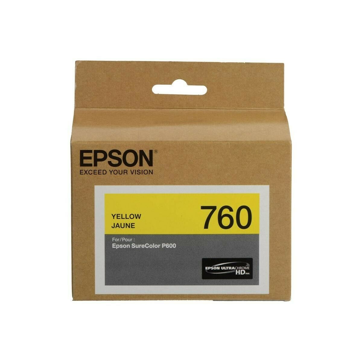 Epson 760 Ink - Yellow - SureColor P600 - T760420 - UltraChrome HD Ink