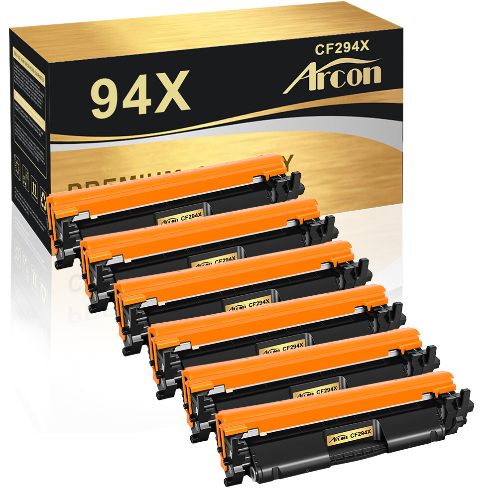 6PK Black CF294X 94X Toner Cartridge for HP LaserJet Pro MFP M148 M149fdw M118dw