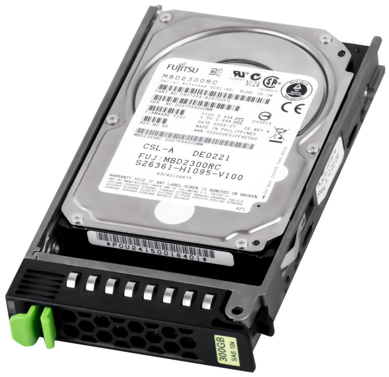 FUJITSU S26361-H1095-V100 A3C40108675 MBD2300RC 300GB 10K 16MB SAS-2 2.5''