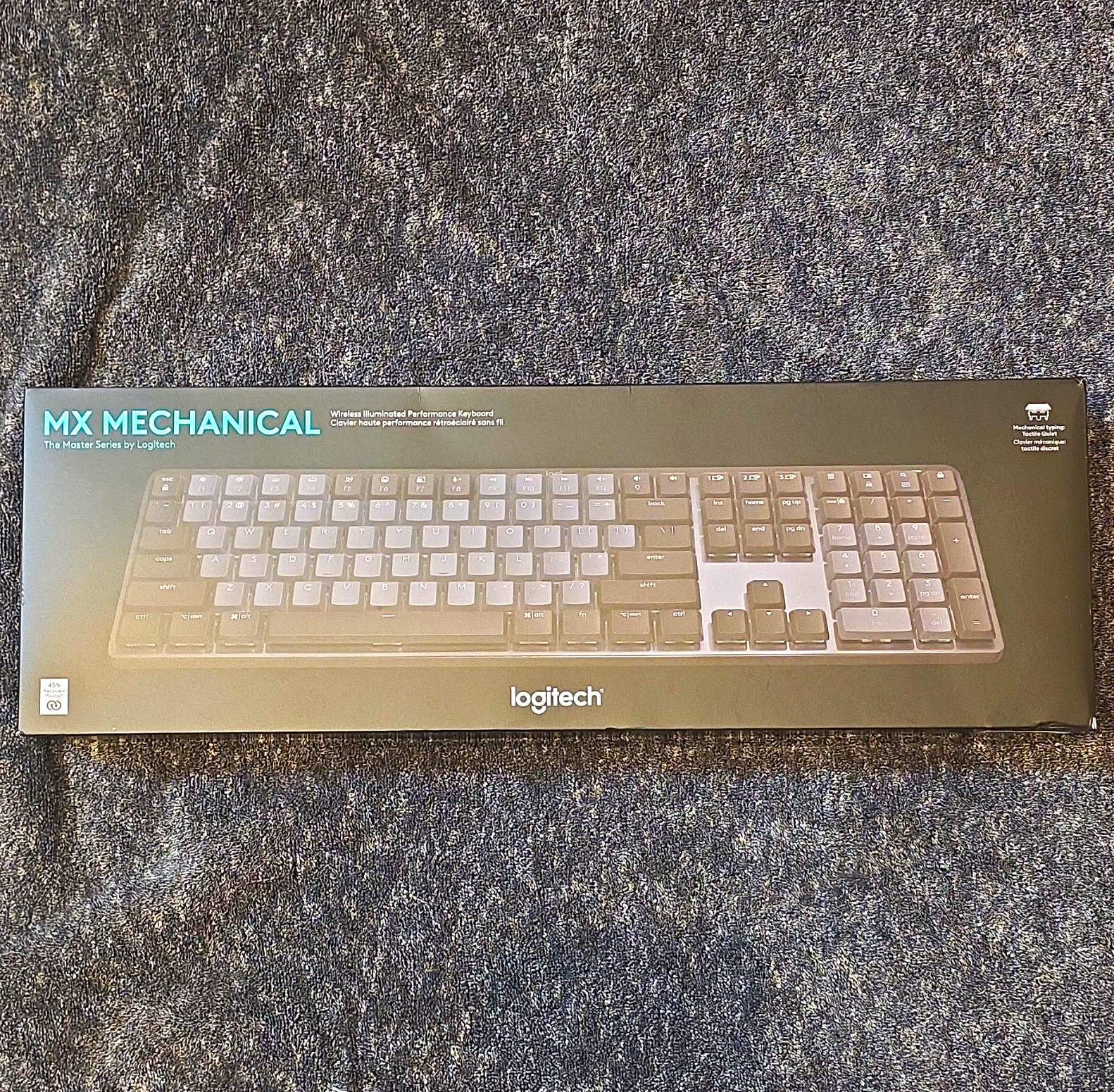 Logitech MX Mechanical Illuminated Easy-Switch Bluetooth/Logi Bolt QWERTY Black