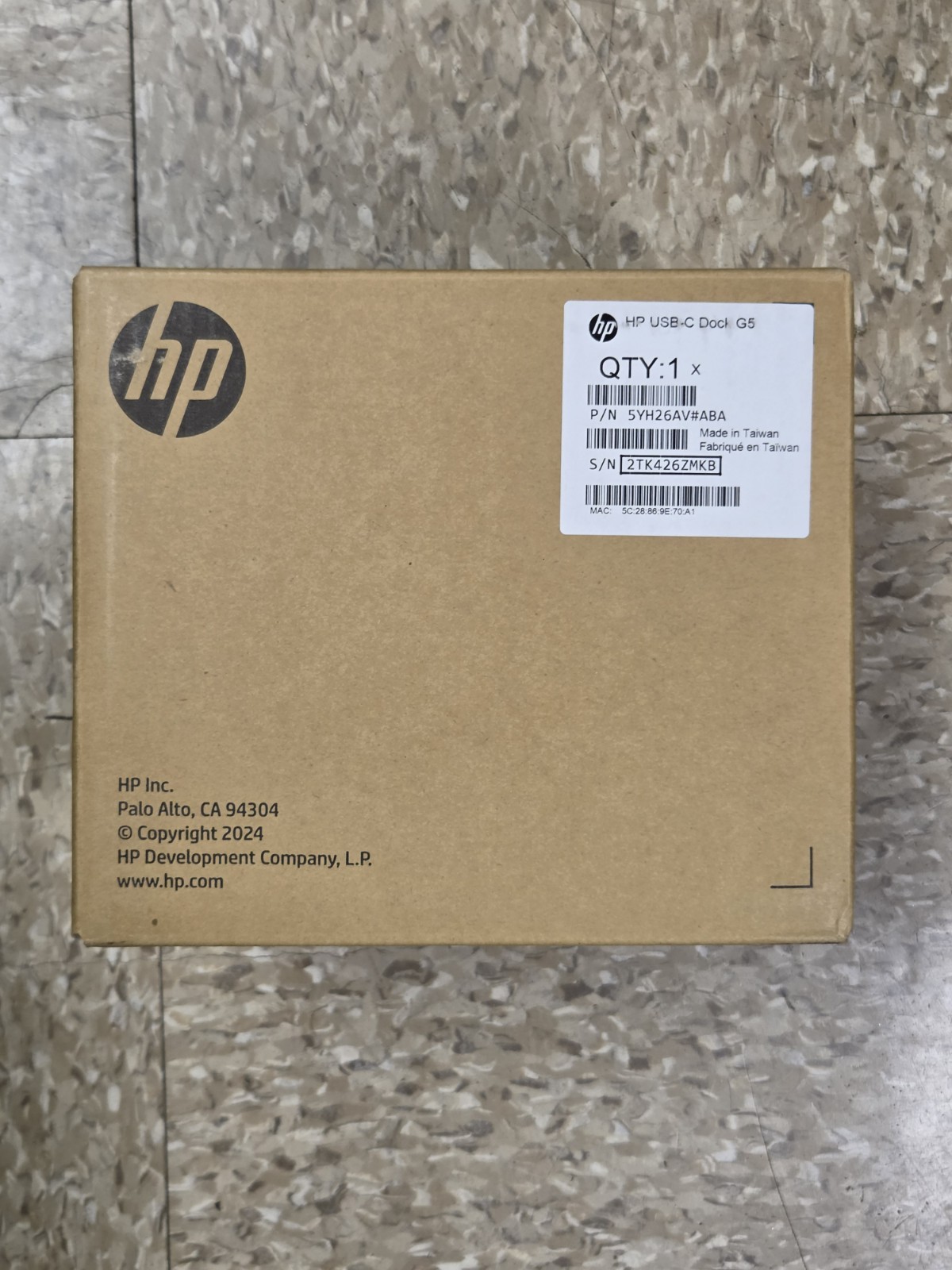 HP USB-C G5 Dock With Charger Universal Docking Station