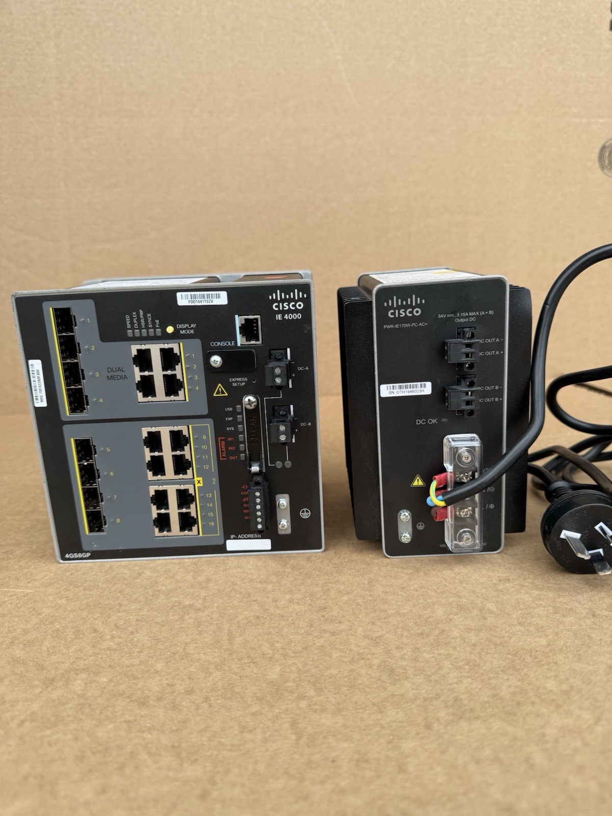 Cisco IE-4000-4GS8GP4G-E Industrial Ethernet Switch IE4000 w/ 4 GE SFP