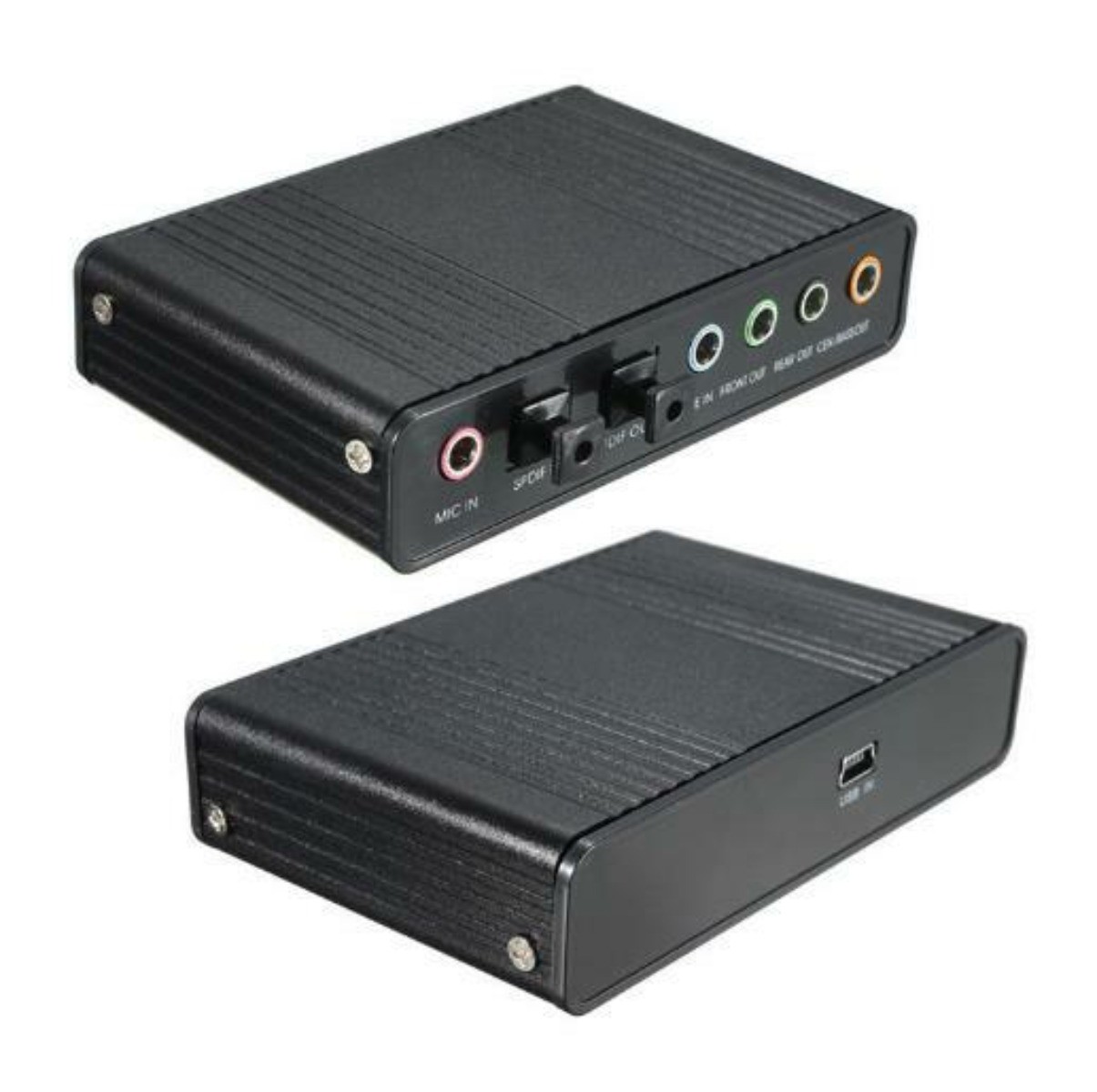 USB 6 Channel 5.1 External Optical Audio Sound Card Adapter Laptop Notebook PC