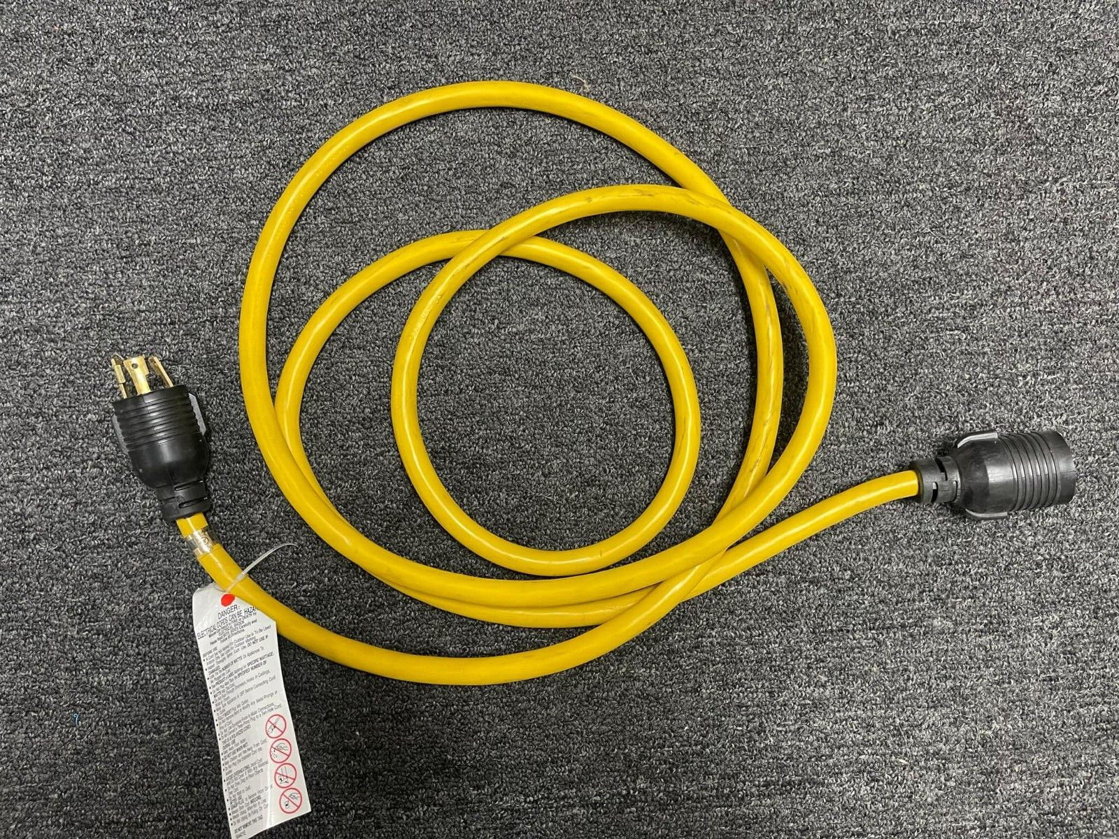 9ft Heavy-Duty Power Extension Cord (L6-30P to L6-30R)