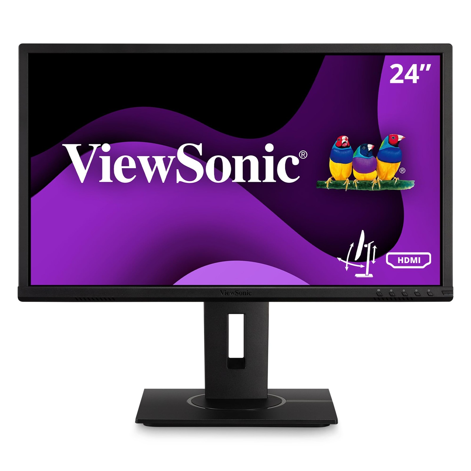 ViewSonic VG2440 24" 1080p Monitor VA Display Smooth Home Office Productivity