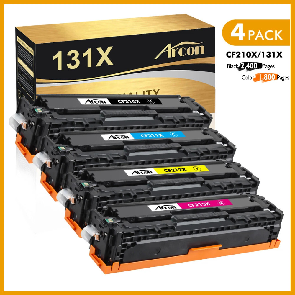 4x CF210A Toner Cartridges For HP Laserjet Pro 200 Color M251nw MFP M276nw M276n
