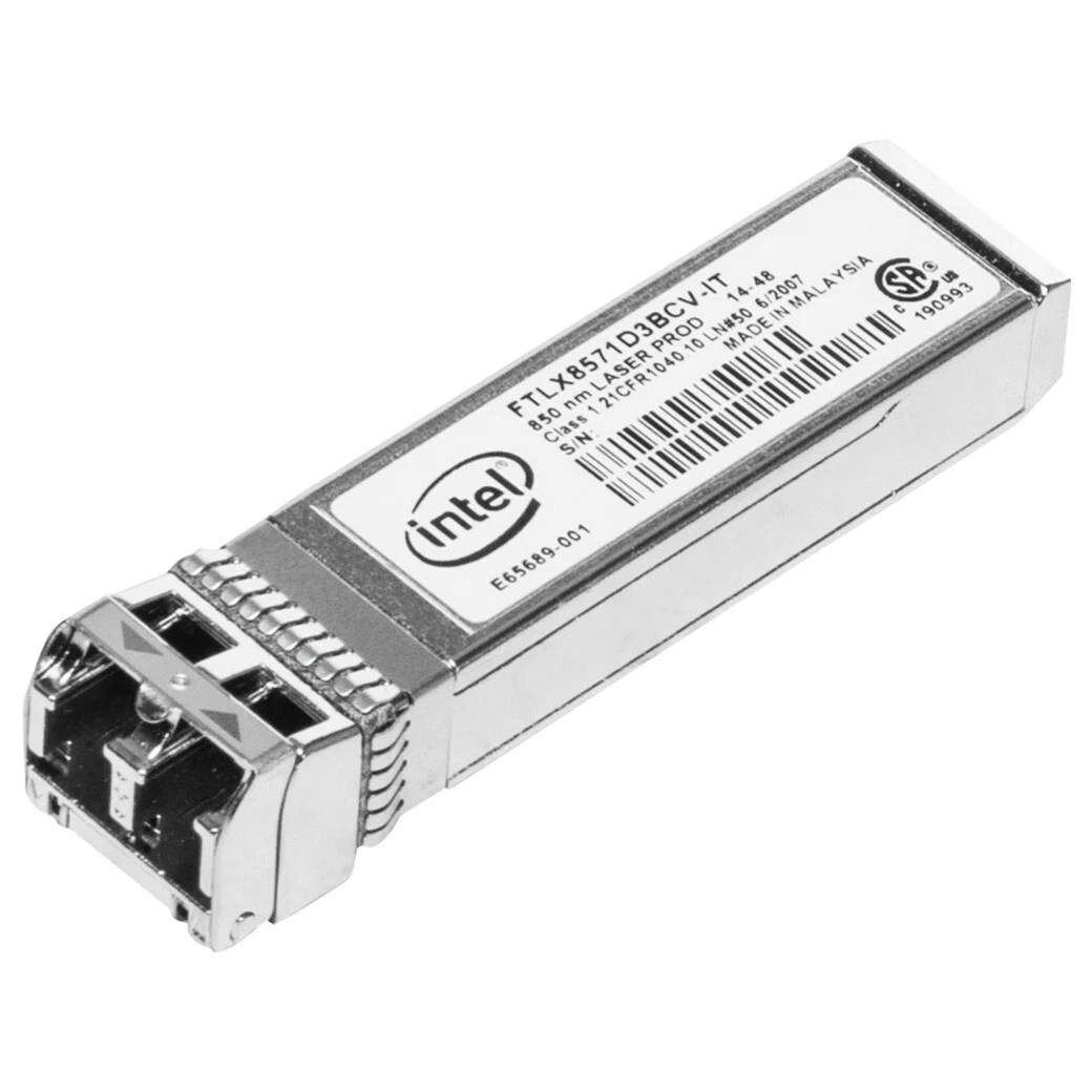 Intel FTLX8571D3BCV-IT E10GSFPSR E65689-001 SFP+ 850nm 300m Optical Transceiver