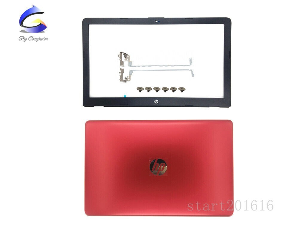 New HP 15-BS234WM 15Z-BW 15T-BS SeriesLCD Back Lid Cover & Bezel & Hinges 