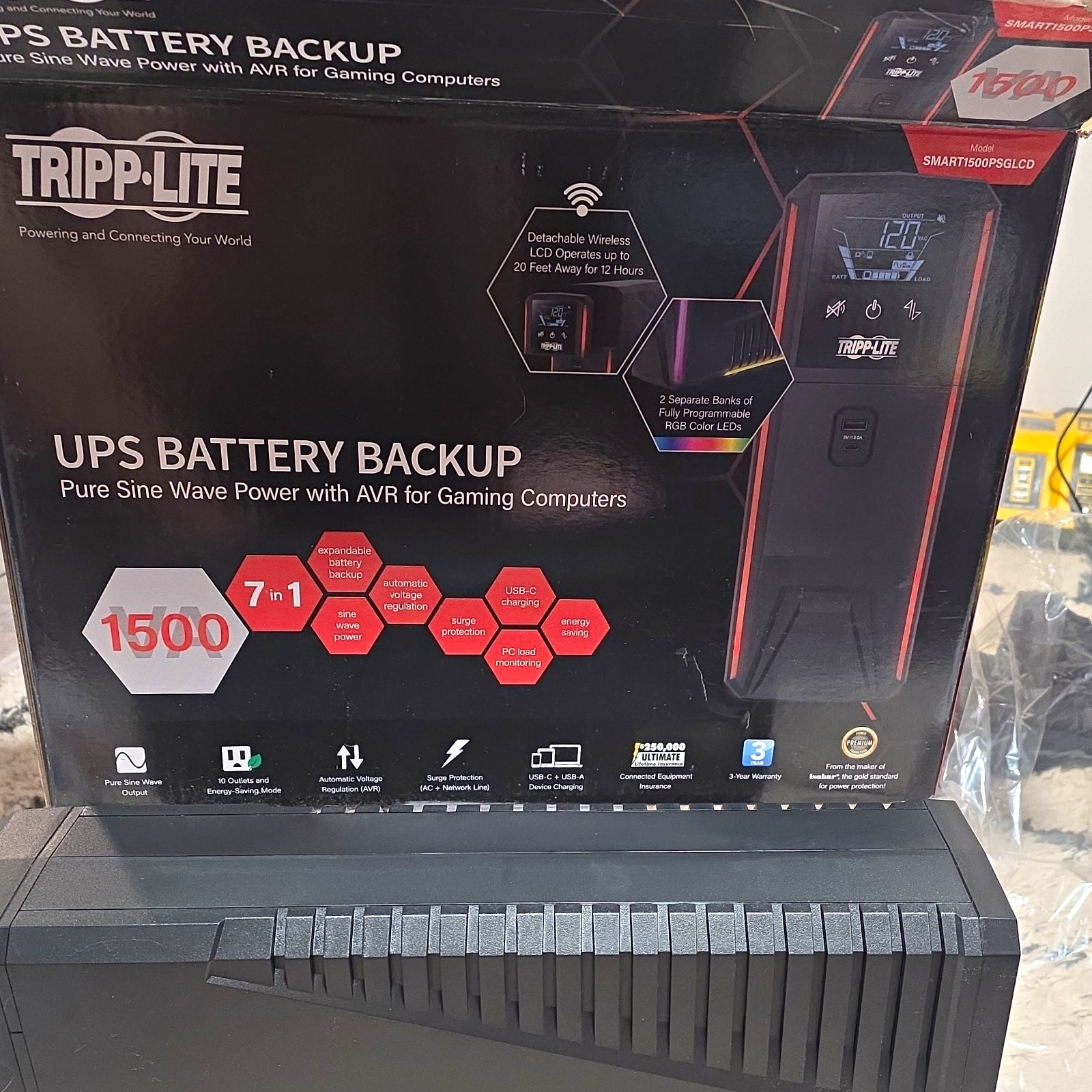 Tripp Lite BP24V9T External Battery Pack for SMART1500PSGLCD UPS Black