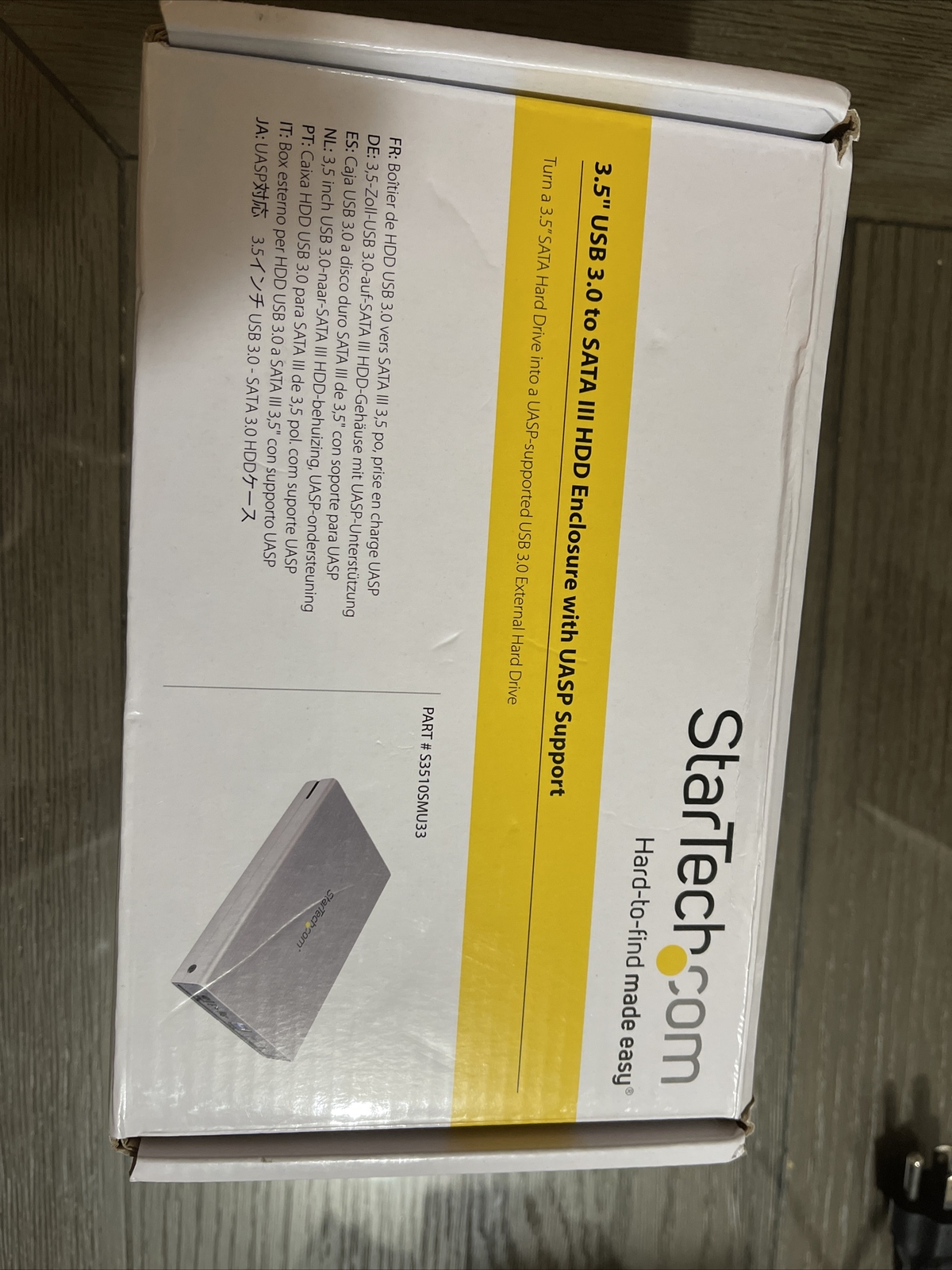 StarTech S3510SMU33 3.5-inch SATA III Hard Drive Enclosure - Silver